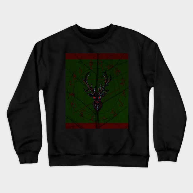 Oh Dear leaf bck Crewneck Sweatshirt by mistercadaver